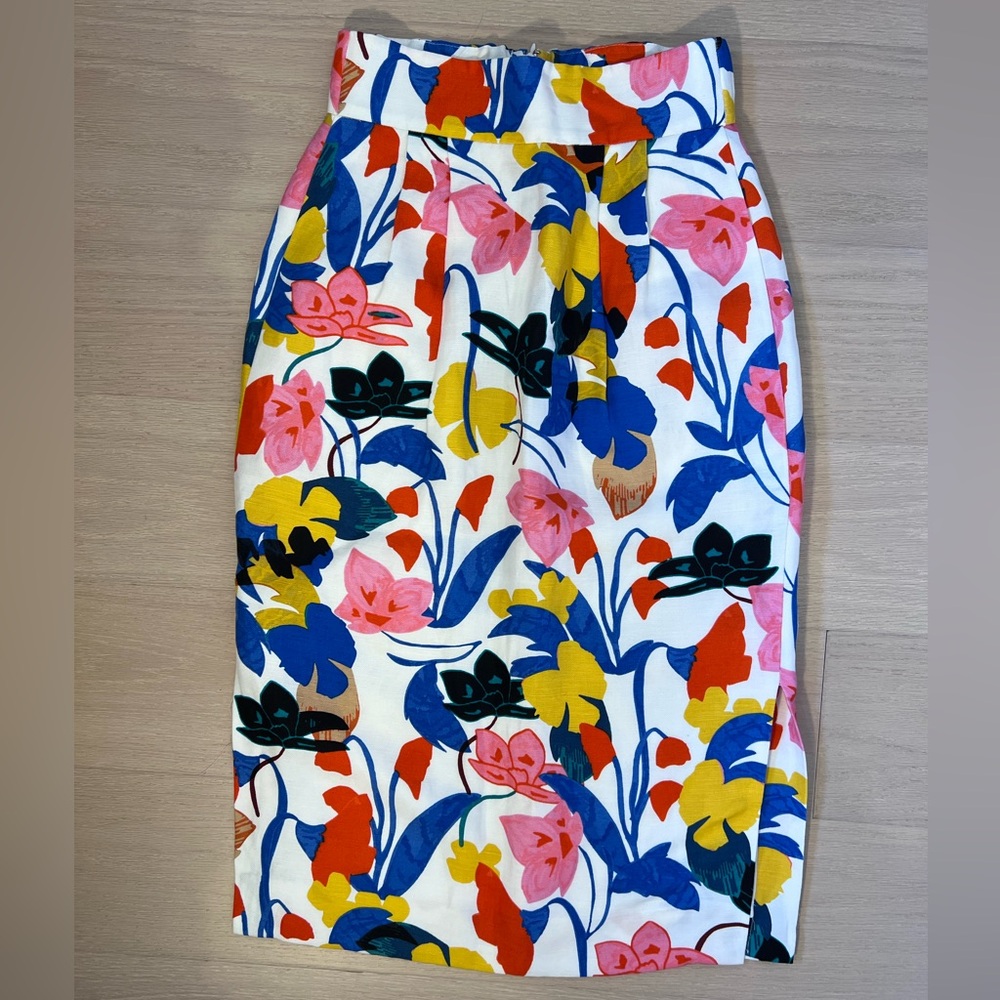 Floral Pencil Skirt